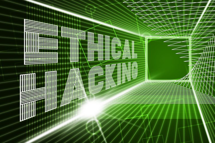 concepto digital de hacking ético