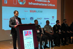 Javier Borredá García, director de ‘Segurilatam’, en la ceremonia de inauguración del IV Congreso Mexicano PIC.