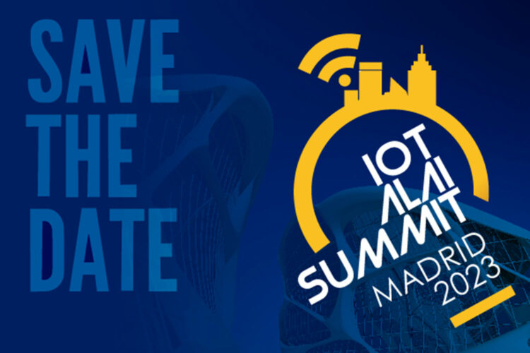 cartel de IoT Alai Summit Madrid 2023