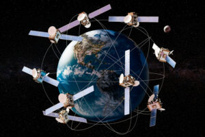 satélites orbitando la Tierra