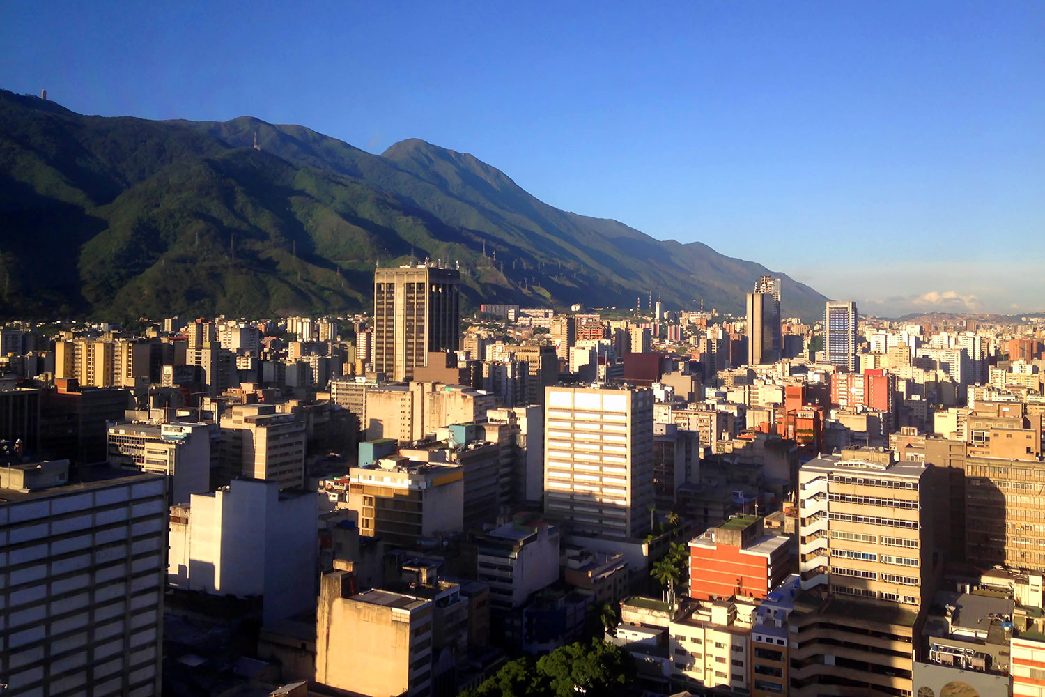 Vista panorámica de la ciudad de Caracas, capital de Venezuela