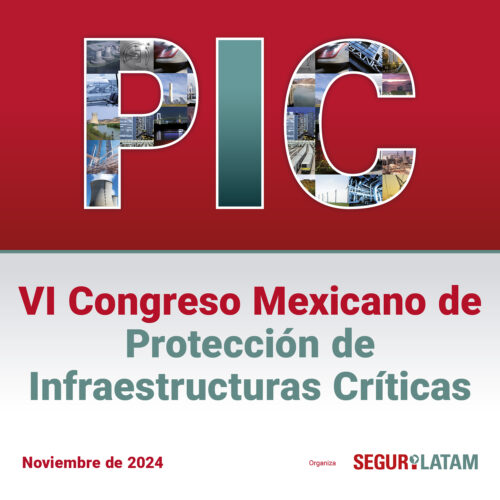 Cartel del VI Congreso Mexicano de Protección de Infraestructuras Críticas