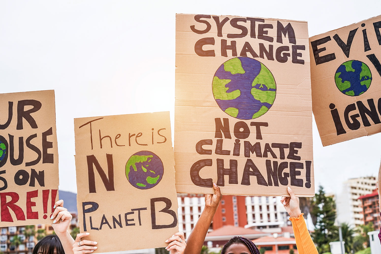 manifestación contra el cambio climático