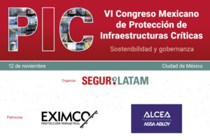 cartel del VI Congreso Mexicano de Protección de Infraestructuras Críticas