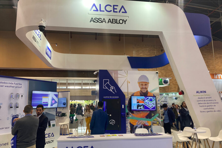 ‘Stand’ de ALCEA, ASSA ABLOY y HID en la feria ESS+ 2024