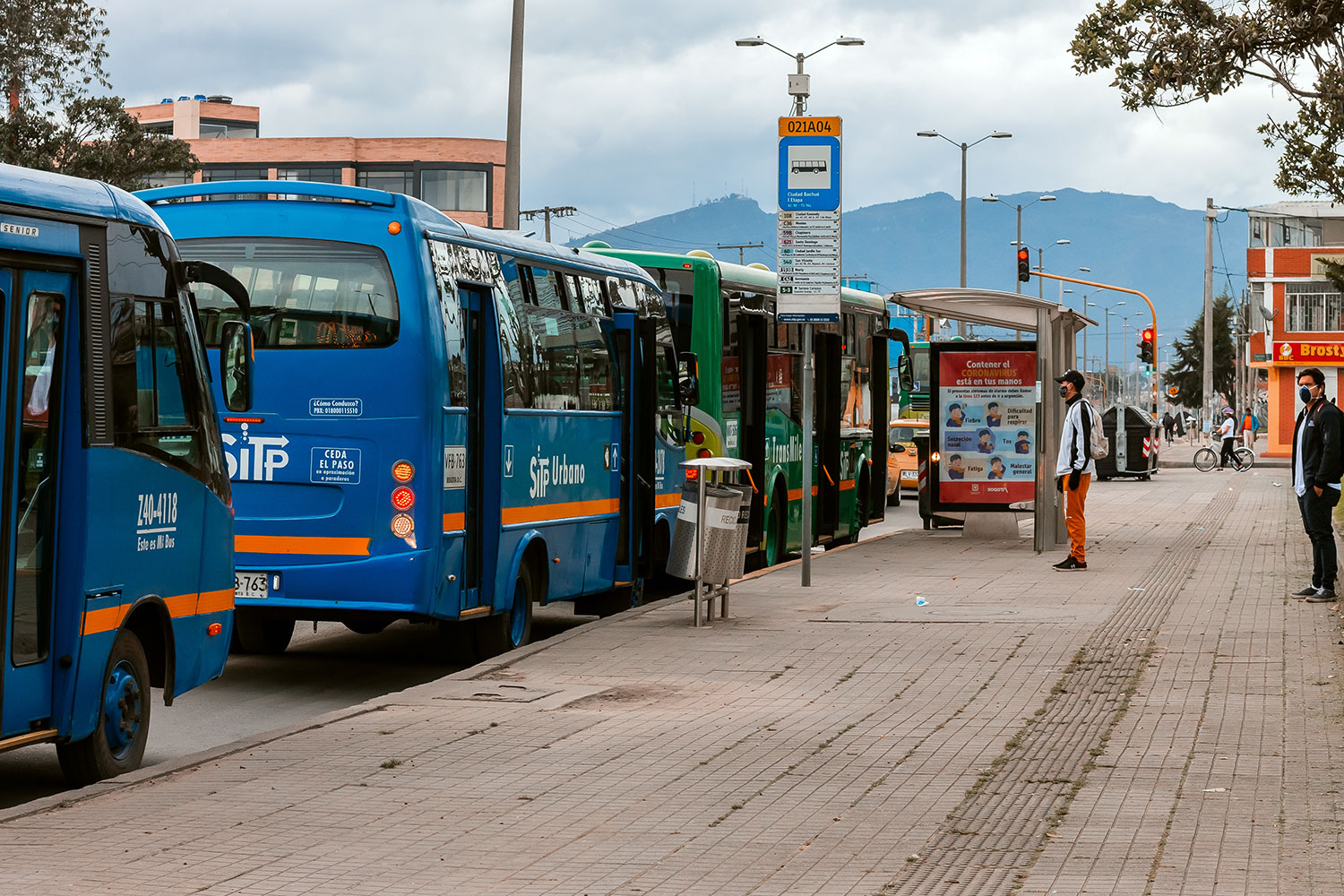 Buses del Sistema Integrado de Transporte Público (SITP) de Bogotá