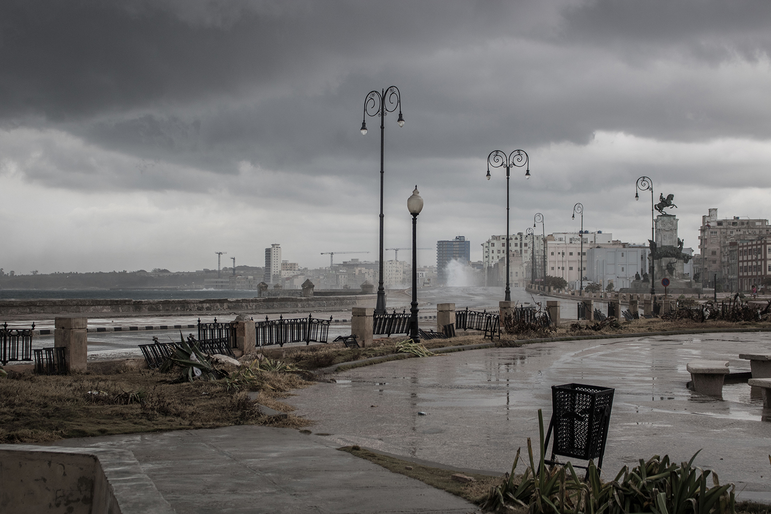 un temporal produce daños materiales en La Habana, Cuba