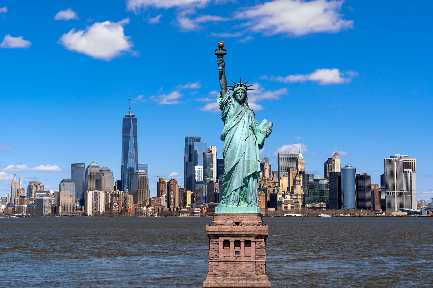 la Estatua de la Libertad de Nueva York